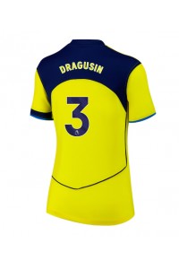 Tottenham Hotspur Radu Dragusin #3 Fotballdrakt Tredje Klær Dame 2025-26 Korte ermer